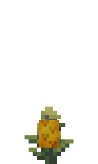 A ripe pineapple plant on MineBlocks